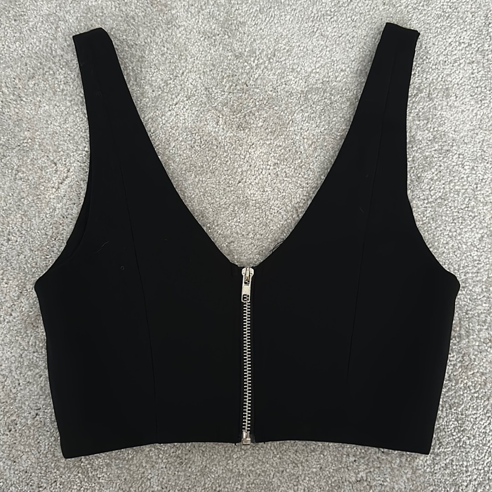 People’s Nation Zipper Crop Top